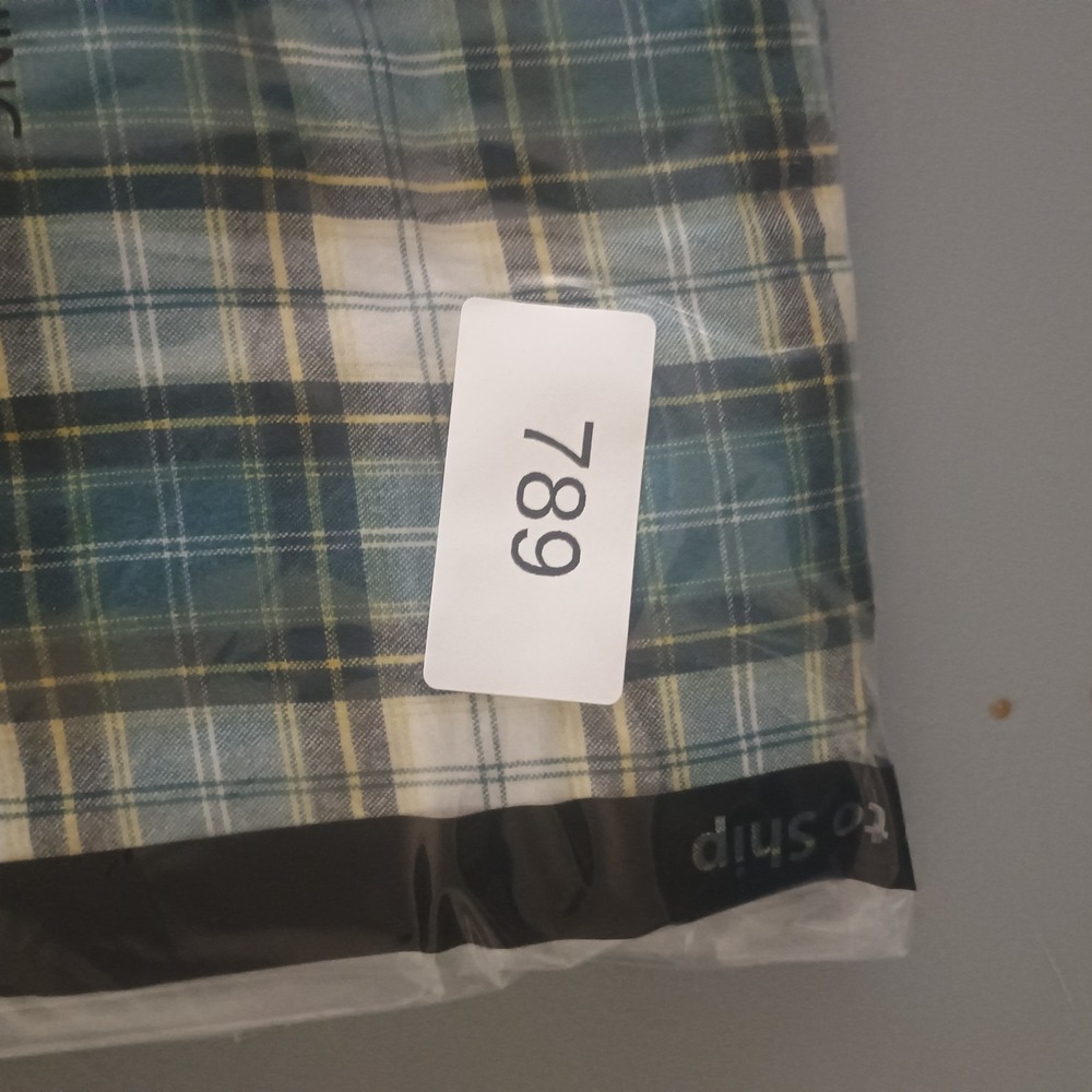 Carhartt Midweight Chambray Shirt Mens Size XL Dark Gray Plaid Pockets S254 - Picture 10 of 10